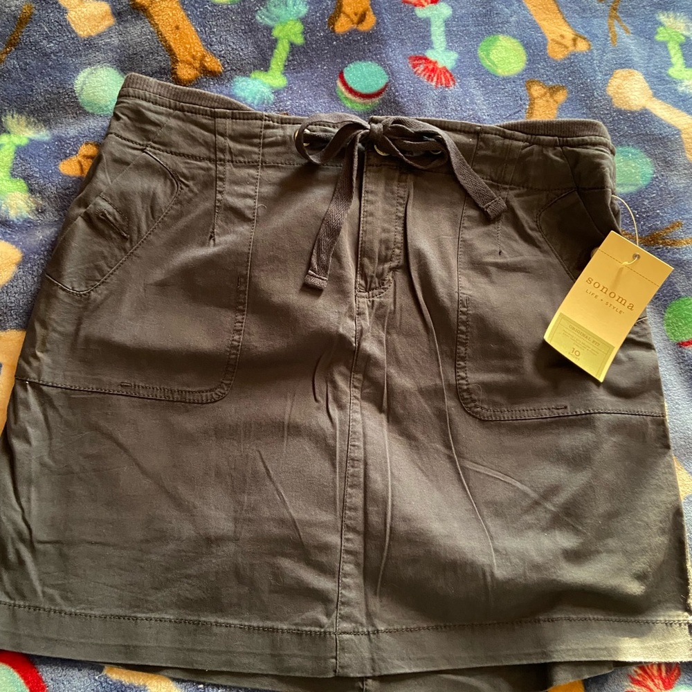 New Sonoma Life + Style Size 10 Blue Skort